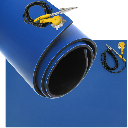 MATA ESD NATURALNA 1000x1600 2mm NIEB MAT PRZEWÓD