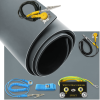 MATA ANTYSTATYCZNA ESD 1200x2000 2mm SZARA GŁADKA + OPASKA OCHRONNA NA STÓŁ